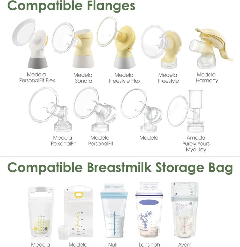 Pince pour sac de recueil lait pour tire lait Medela – Image 3