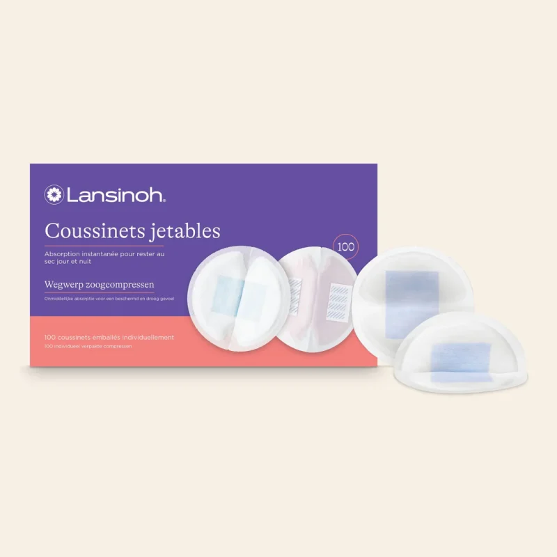 Coussinets d’allaitement jetable Lansinoh – Image 2