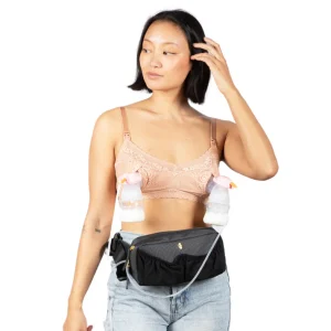 Sac banane pour tire-lait nomade et compact